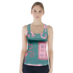 A Pink Dream Racer Back Sports Top by snowwhitegirl