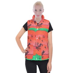 Flying Eyebird Women s Button Up Vest by snowwhitegirl