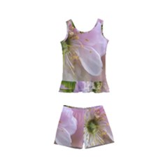 Single Almond Flower Kid s Boyleg Swimsuit by FunnyCow