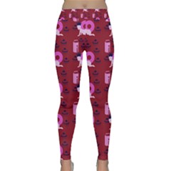 Punk Baby Red Classic Yoga Leggings by snowwhitegirl