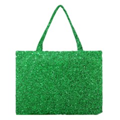 Green Glitter Medium Tote Bag by snowwhitegirl