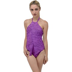 Purple Denim Go With The Flow One Piece Swimsuit by snowwhitegirl