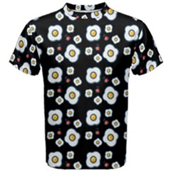 Eggs Black Men s Cotton Tee by snowwhitegirl