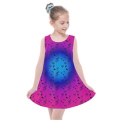 Pink Music Blue  Moon Kids  Summer Dress by snowwhitegirl