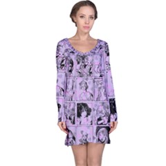 Lilac Yearbook 1 Long Sleeve Nightdress by snowwhitegirl