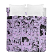 Lilac Yearbook 1 Duvet Cover Double Side (full/ Double Size) by snowwhitegirl