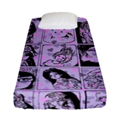 Lilac Yearbook 2 Fitted Sheet (single Size) by snowwhitegirl