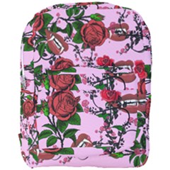 Pink Rose Vampire Full Print Backpack by snowwhitegirl