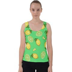 Lemons And Limes Velvet Tank Top by snowwhitegirl