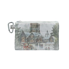 Santa Claus 1845749 1920 Canvas Cosmetic Bag (small) by vintage2030