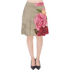 Flower 1646069 1920 Velvet High Waist Skirt by vintage2030