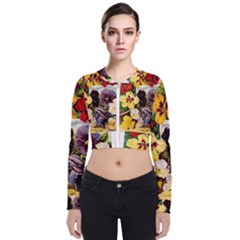 Flowers 1776534 1920 Zip Up Bomber Jacket by vintage2030