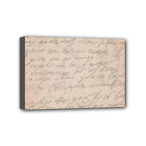 Letter Mini Canvas 6  X 4  (stretched) by vintage2030