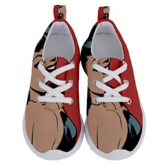 Comic Girl Running Shoes by vintage2030