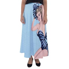 Retro 1107640 960 720 Flared Maxi Skirt by vintage2030