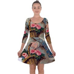 Angel 1718333 1920 Quarter Sleeve Skater Dress by vintage2030