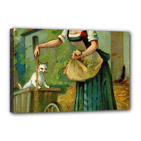 Postcard 1348470 1920 Canvas 18  X 12  (stretched) by vintage2030