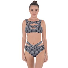 Monochrome Centipede Arabesque Bandaged Up Bikini Set  by linceazul