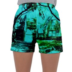 Hot Day In Dallas 50 Sleepwear Shorts by bestdesignintheworld