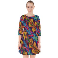 Background Abstract Texture Smock Dress by Sapixe