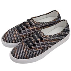 Rattan Wood Background Pattern Women s Classic Low Top Sneakers by Sapixe