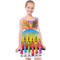 African American Women Kids  Cross Back Dress by AlteredStates