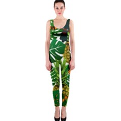 Tropical Pelican Tiger Jungle One Piece Catsuit by snowwhitegirl