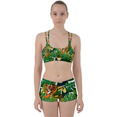 Tropical Pelican Tiger Jungle Women s Sports Set by snowwhitegirl