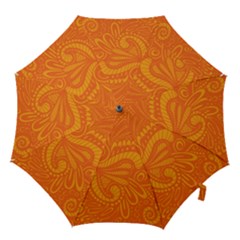 Pop Orange Hook Handle Umbrellas (medium) by ArtByAmyMinori