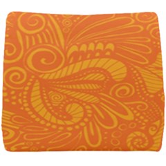 Pop Orange Seat Cushion by ArtByAmyMinori