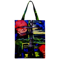 Between Two Moons 1 Zipper Classic Tote Bag