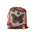 Cross Stitch Butterfly Drawstring Pouch (Large) View2