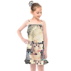 Stained Glass Girl Kids  Overall Dress by snowwhitegirl