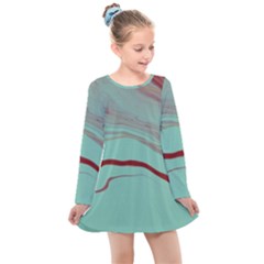 Floating Away Kids  Long Sleeve Dress by WILLBIRDWELL