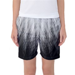 Feather Graphic Design Background Women s Basketball Shorts by Nexatart