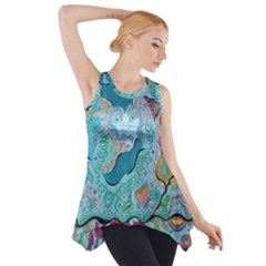 Mystic Mermaid Side Drop Tank Tunic by chellerayartisans