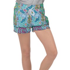 Mystic Mermaid Women s Velour Lounge Shorts by chellerayartisans