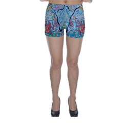 Volcano Submarine Skinny Shorts by chellerayartisans