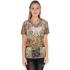 Starfish Women s V-neck Scrub Top by chellerayartisans