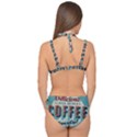 Delicious Coffee Double Strap Halter Bikini Set View2