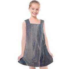 Blue Ice Kids  Cross Back Dress by WILLBIRDWELL