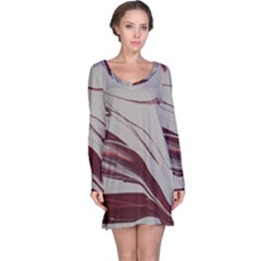 Wine Long Sleeve Nightdress by WILLBIRDWELL