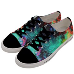 3d Paint                                      Men s Low Top Canvas Sneakers by LalyLauraFLM