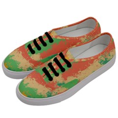 Spots In Retro Colors                                       Men s Classic Low Top Sneakers by LalyLauraFLM