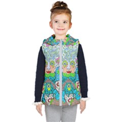 Angel Pyramid Blaster Kid s Hooded Puffer Vest by chellerayartisans