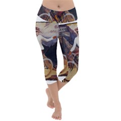Bicycle 1763235 1280 Lightweight Velour Capri Yoga Leggings by vintage2030