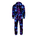 Purple Blue  Roses Hooded Jumpsuit (Kids) View2