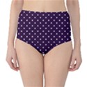 Little  Dots Purple Classic High-Waist Bikini Bottoms View1