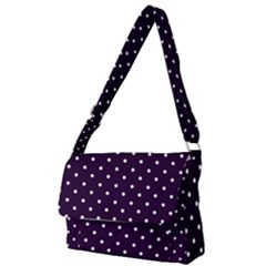 Little  Dots Purple Full Print Messenger Bag by snowwhitegirl