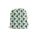 Flamingo Leaf Patttern Drawstring Pouch (Medium) View1